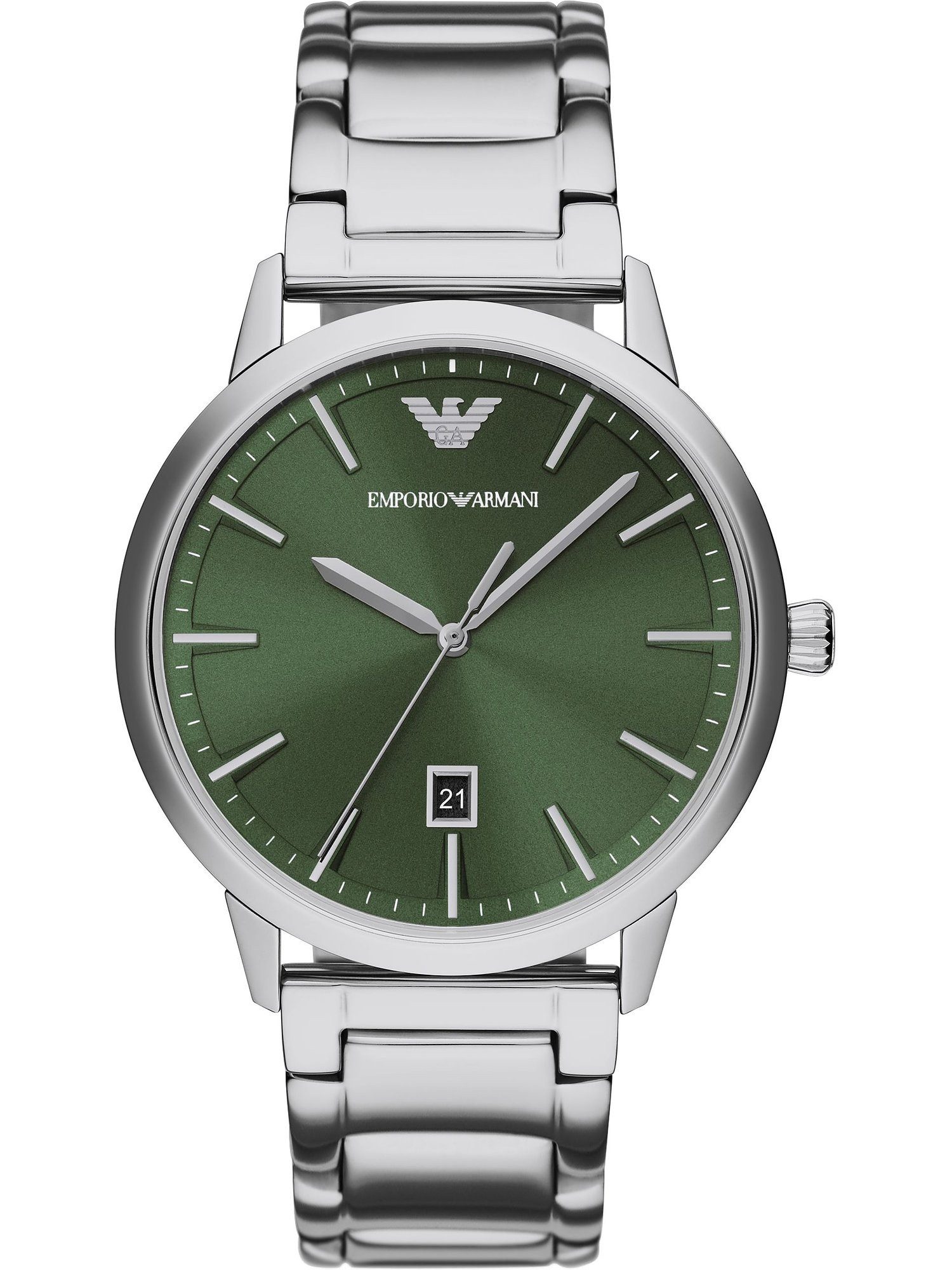 Emporio Armani Quarzuhr Emporio Armani Herren-Uhren Analog Quarz günstig online kaufen