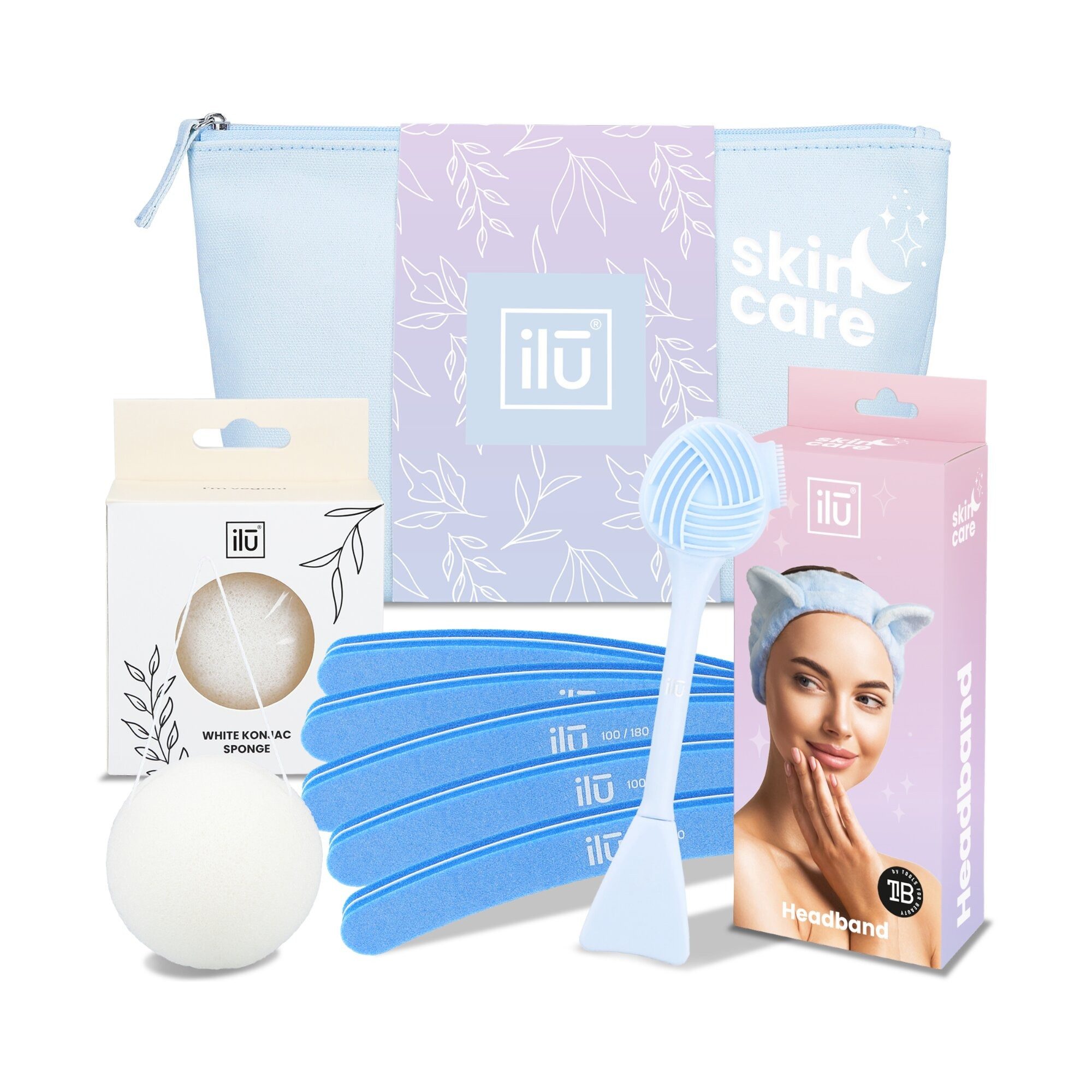 ILU Make-Up Organizer Ilu Blue Harmony 5-teiliges Set