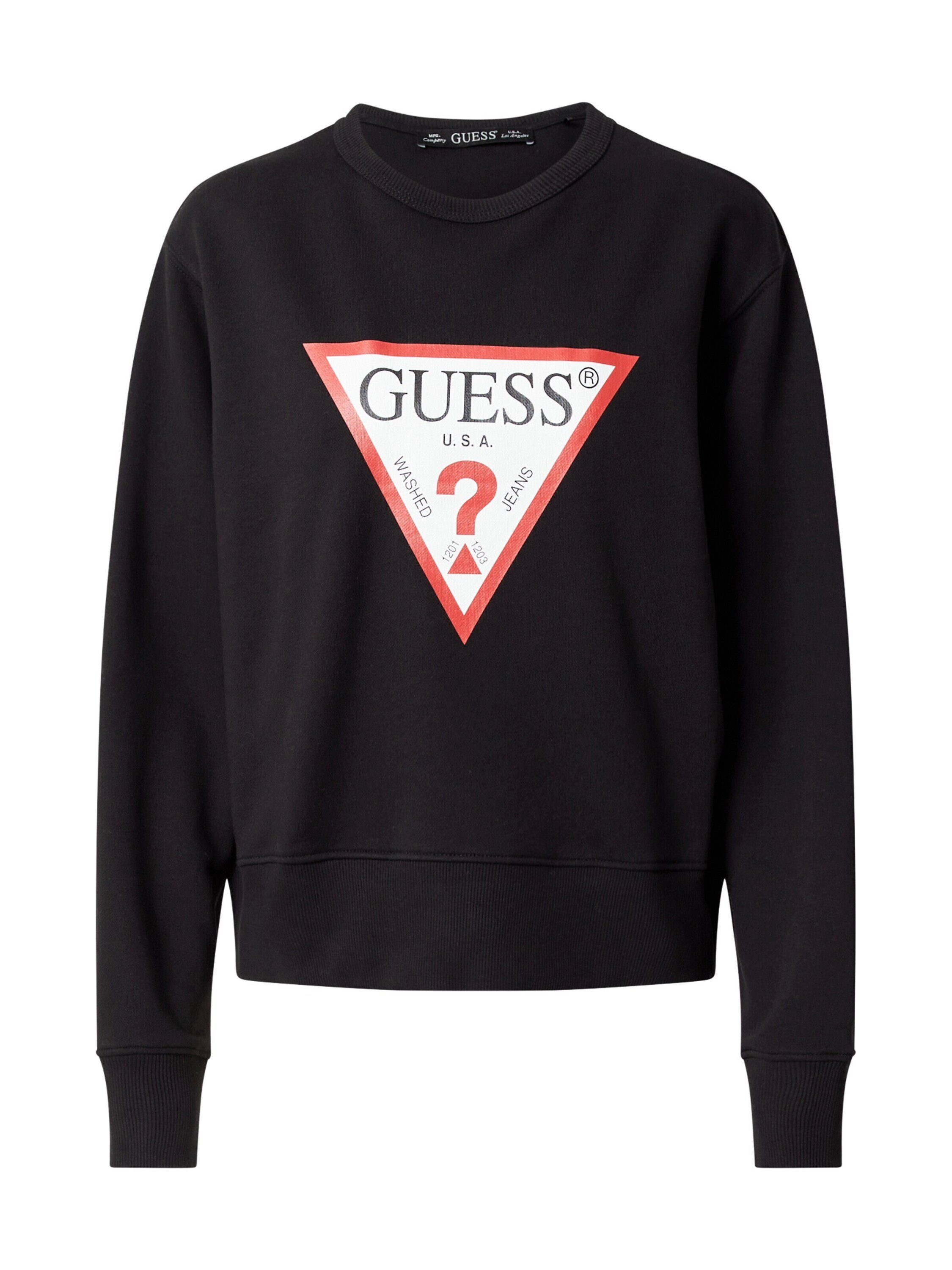 Guess Sweatshirt (1-tlg) Plain/ohne Details