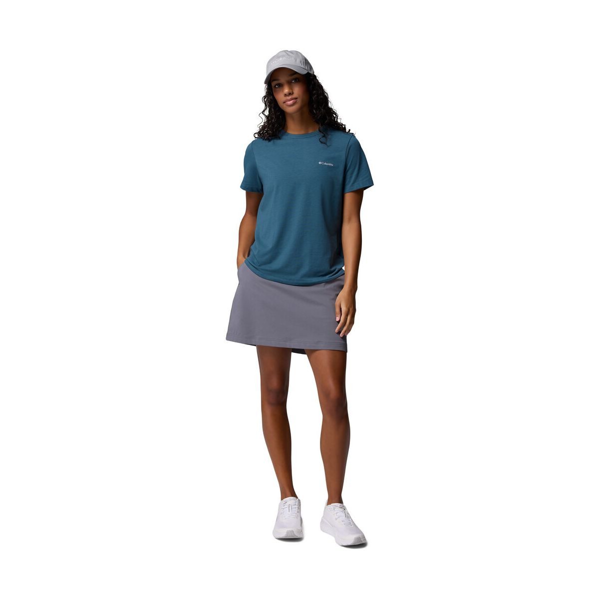 Columbia Kurzarmshirt Sun Trek Short Sleeve II Leichtes Damen-Shirt mit schweißableitender Omni-Wick™-Technologie