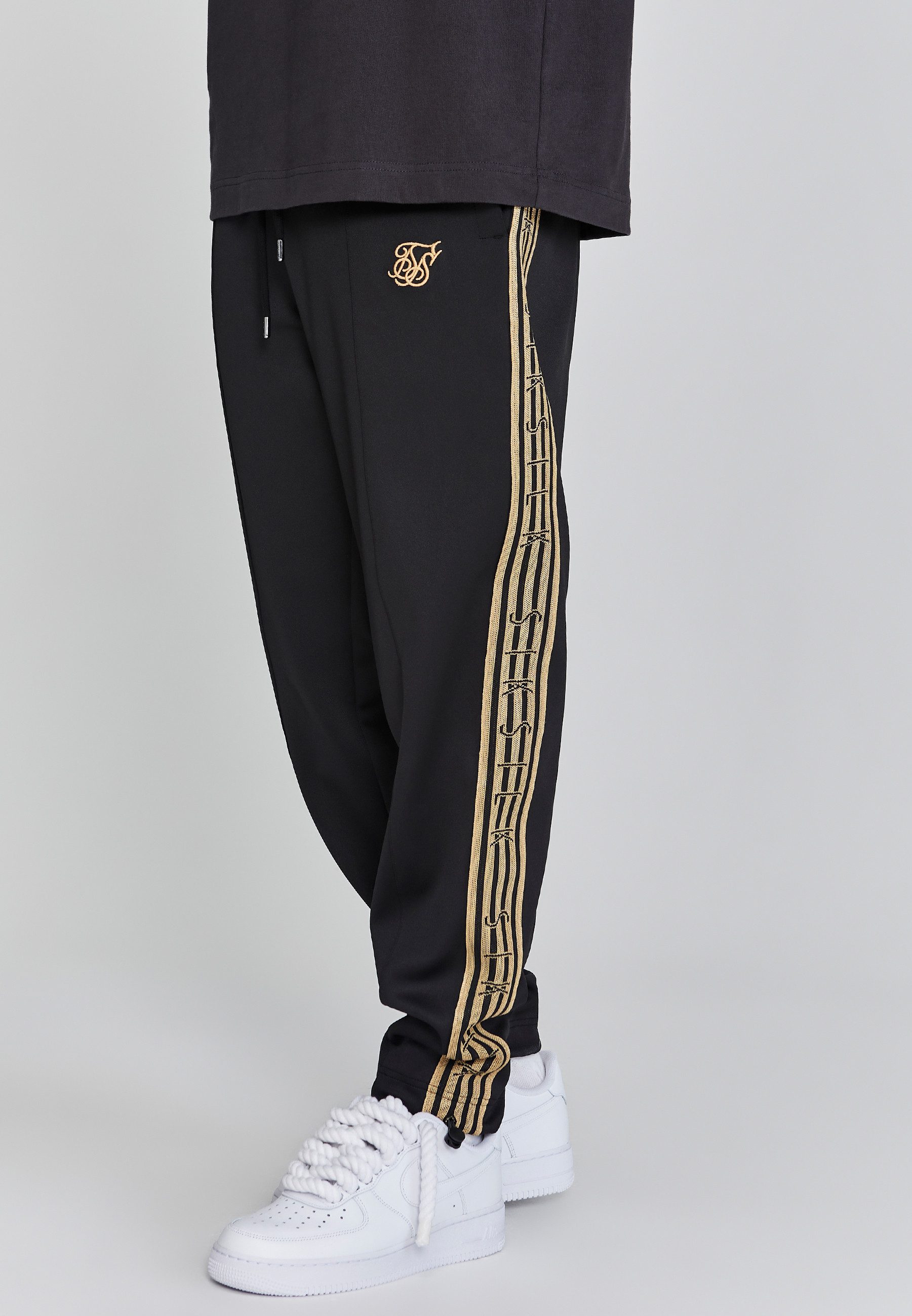 Siksilk Jogger Pants SikSilk Herren Schwarze Jogginghose günstig online kaufen