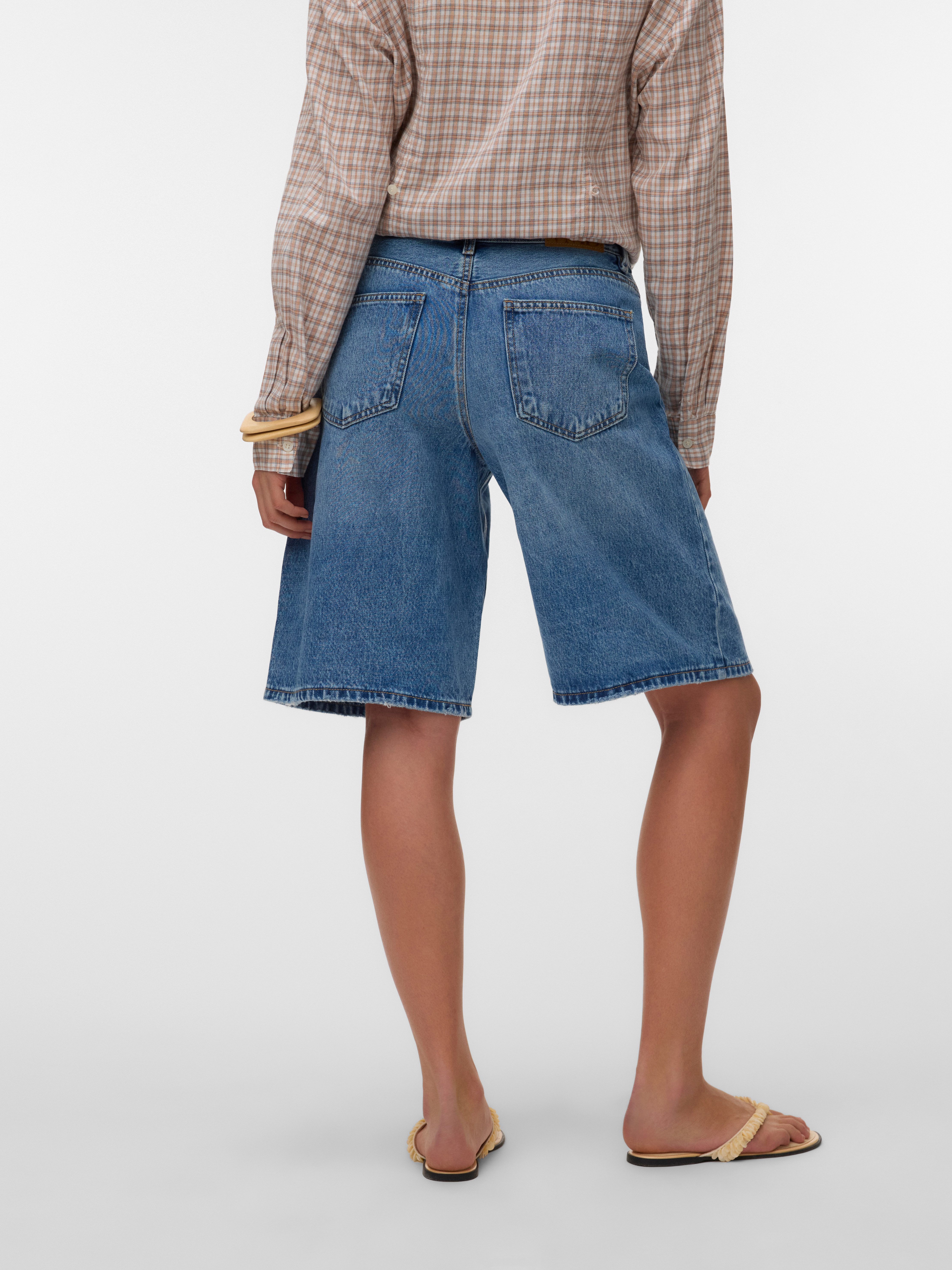 Vero Moda Jeansshorts VMRAILA MR DENIM JORTS NOOS Baumwolle, loose fit günstig online kaufen