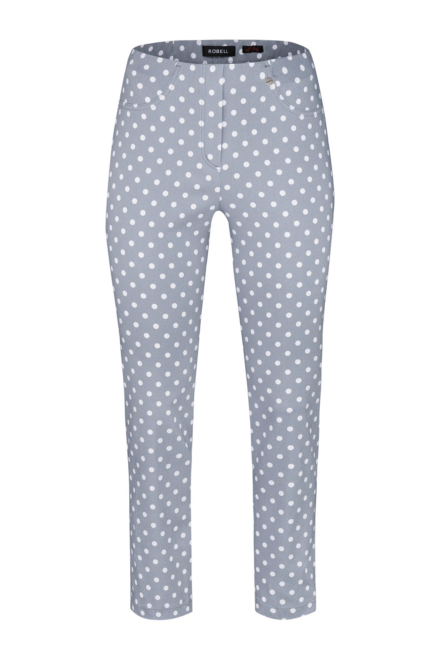 ROBELL Stretch-Hose BELLA Bengaline Punkte Print ein echter Hingucker !!! Punkte Print ° ° °