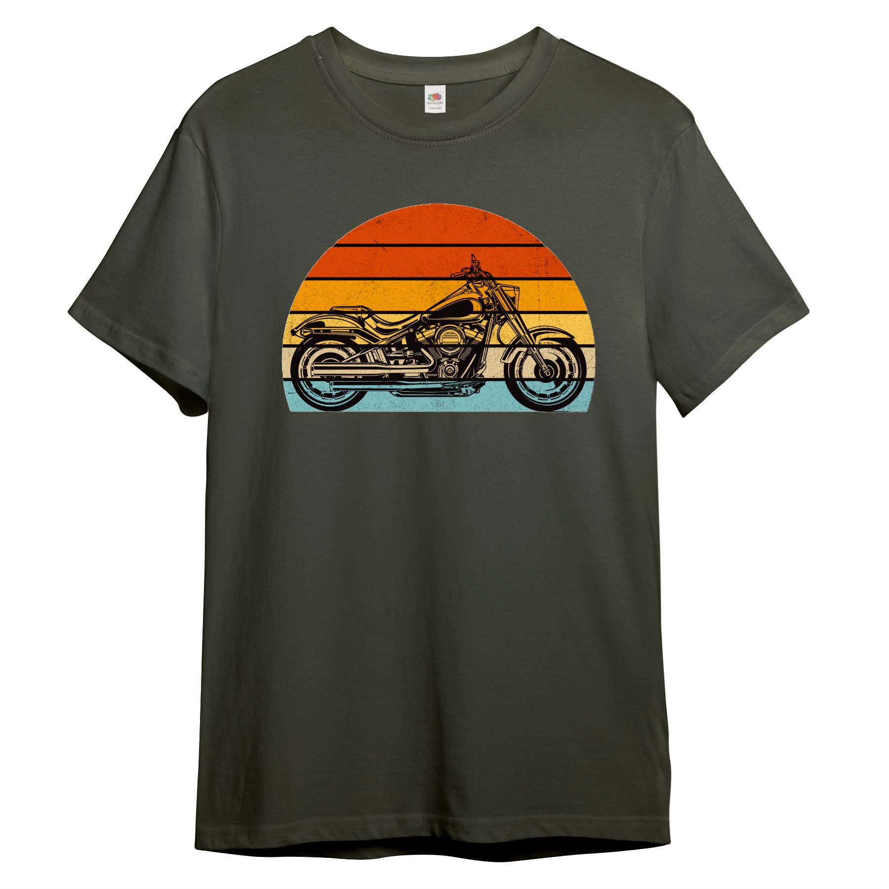 Print-Shirt Herren T-Shirt "Retro Biker Shirt"