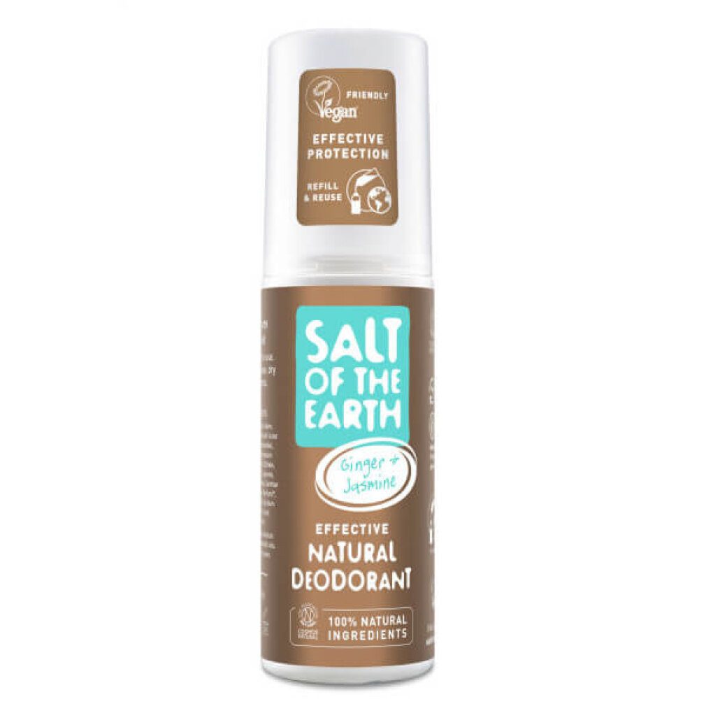 Salt of the earth Deo-Roller Salt Of Earth Ginger & Jasmine Natural Deodorant Spray