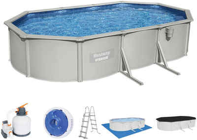 Bestway Pool »Hydrium Pool Set oval« (6-tlg), 6-tlg., BxLxH: 360x610x120 cm, mit Sandfilteranlage