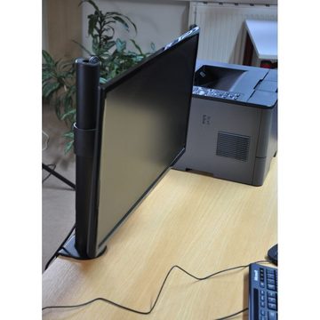 DMP Display Mount Pro LCD 480 S Monitor-Halterung, (bis 32,00 Zoll, neigbar schwenkbar höhenverstellbar VESA 75/100 schwarz)