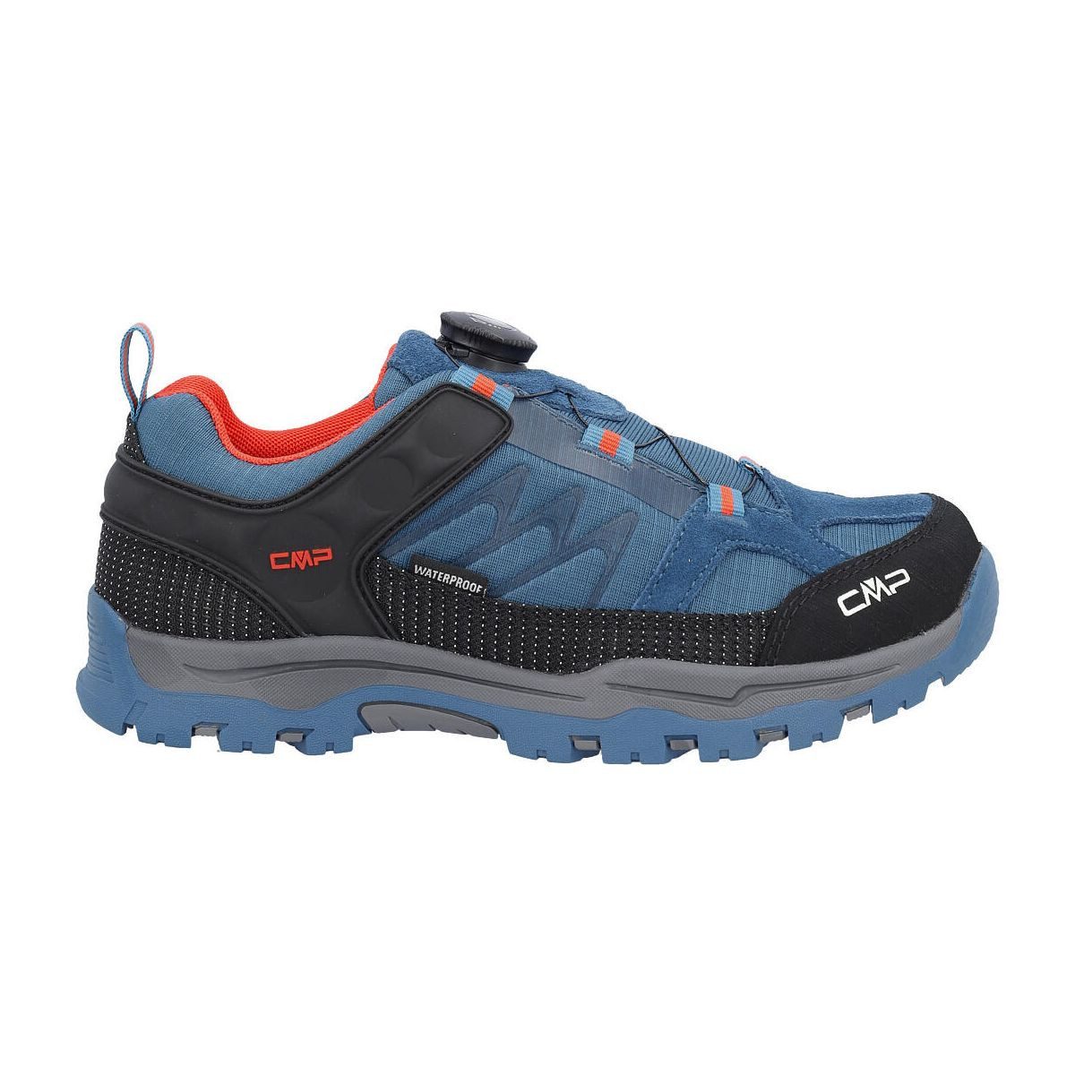 CMP Kids Kiruna Low Fitgo WP Trekking Shoes Hikingschuh Wasserfeste Kindertrekkingschuhe mit innovativem FitGo-Verschluss und