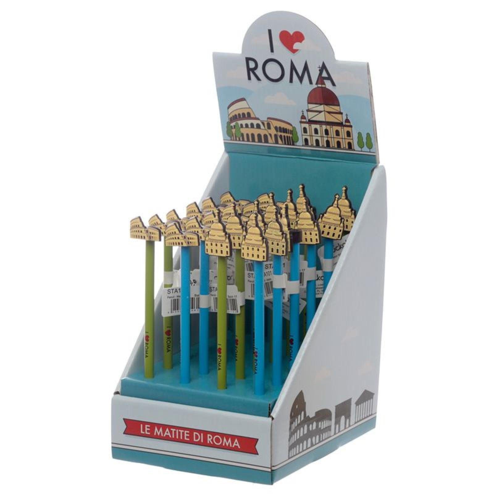 Bleistift I Bleistift (pro Stück) Puckator Heart Roma mit Topper PVC