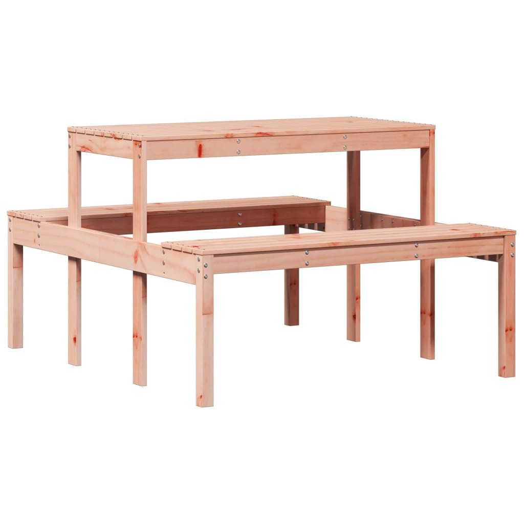 vidaXL Gartentisch Picknicktisch 110x134x75 cm Massivholz günstig online kaufen