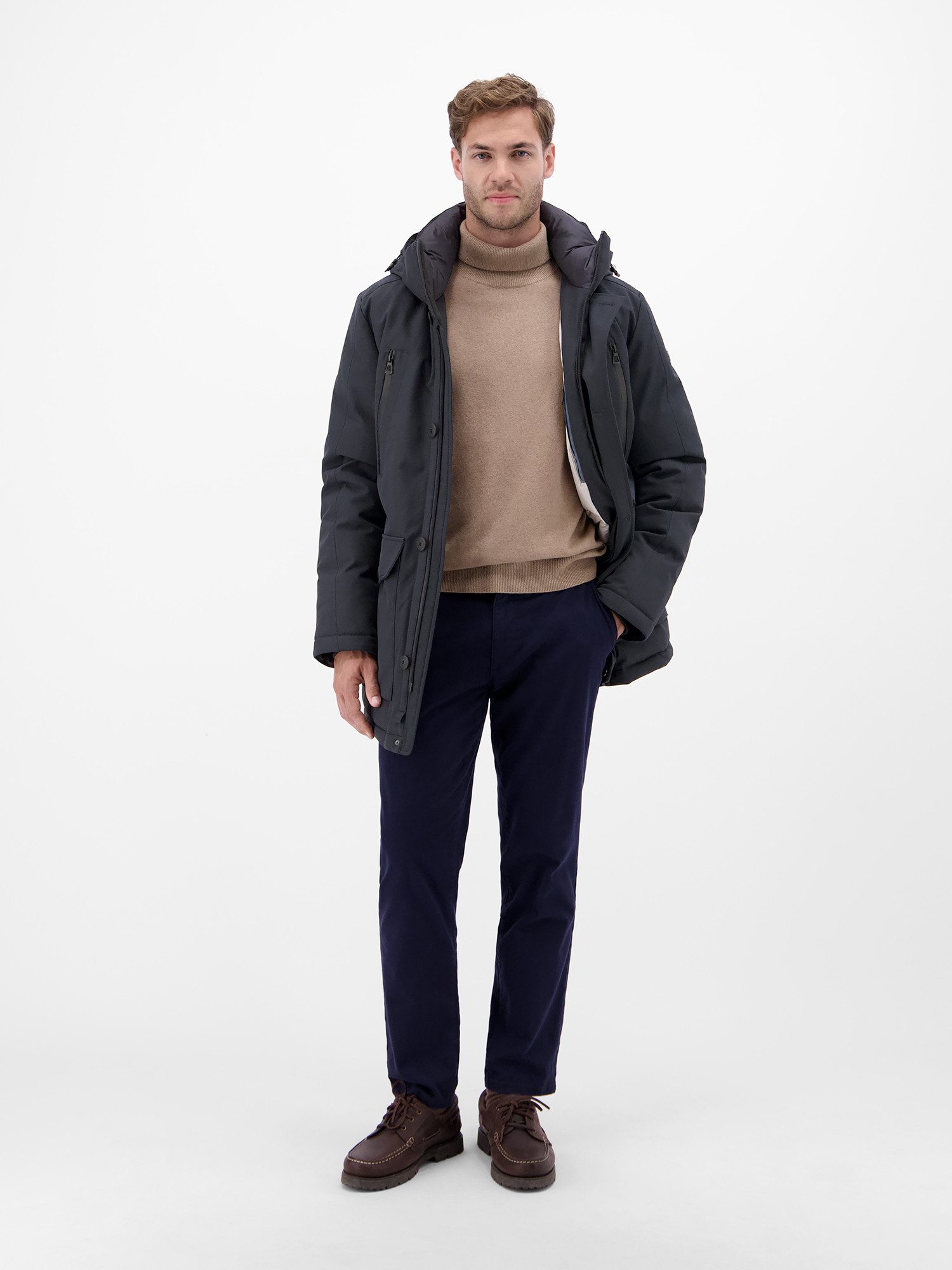 LERROS Parka Herren-Parka in Twillstruktur – Bild 5 von 5