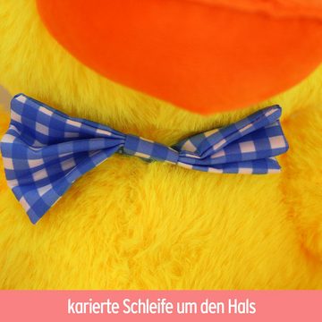 BEMIRO Tierkuscheltier Stofftier Ente gelb "Daffy" - ca. 30 cm