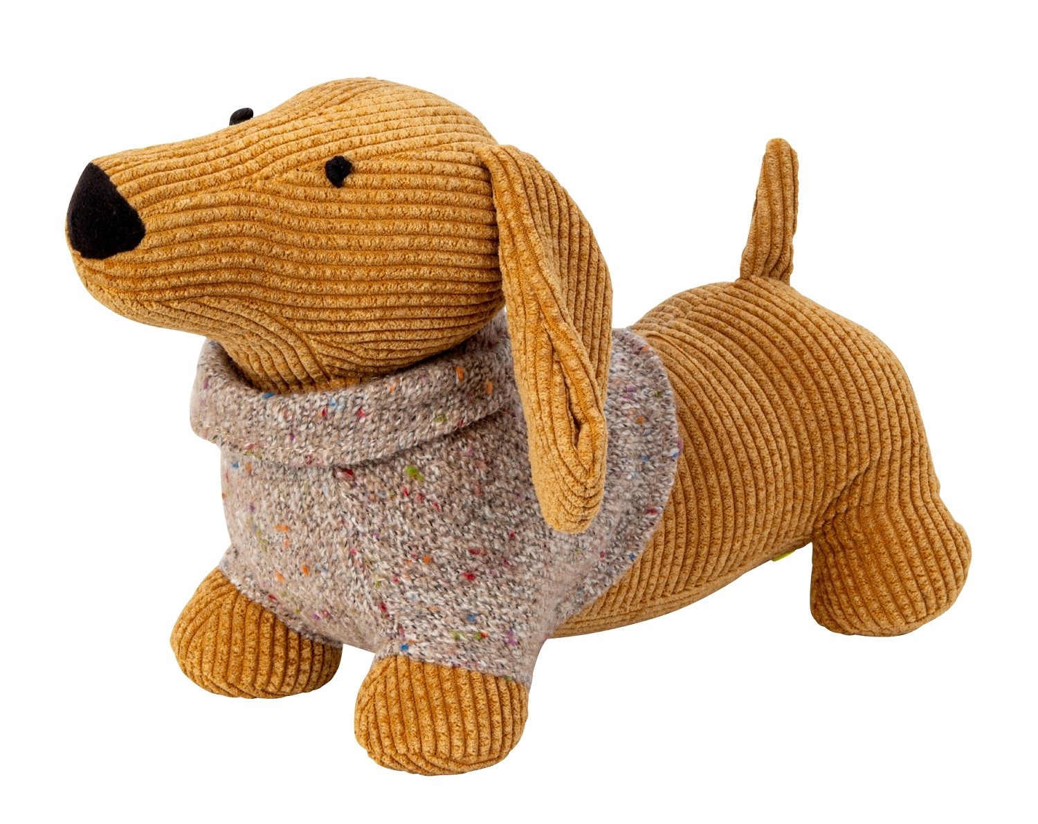 MF Дверная пружина Дверная пружина Dackel Milo Mit Pullover Braun 31cm Cordstoff (1 St)