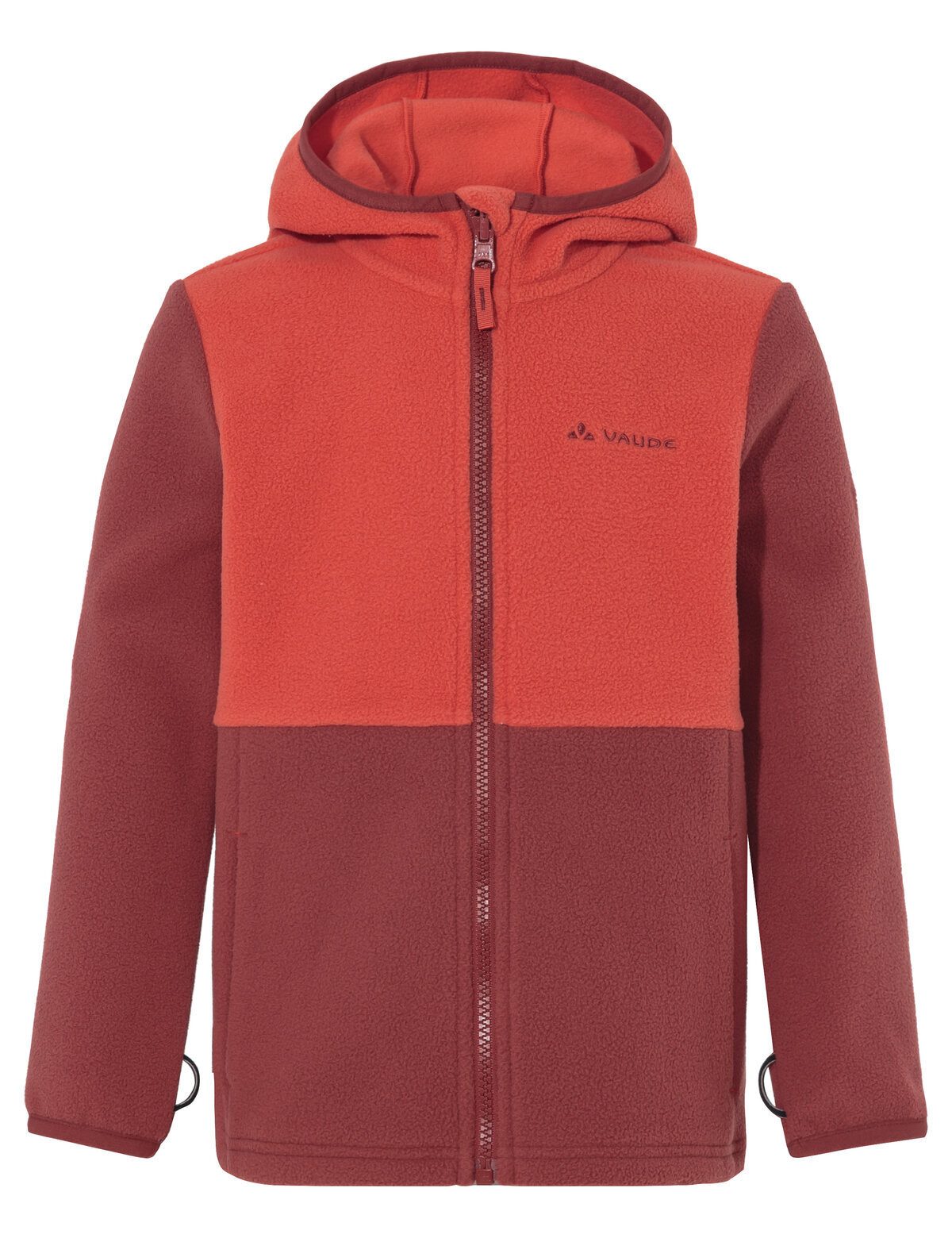 VAUDE Outdoorjacke Kids Pulex Hooded Jacket II (1-St) Kinder Kapuzen-Fleecejacke für Sport, Alltag und Freizeit