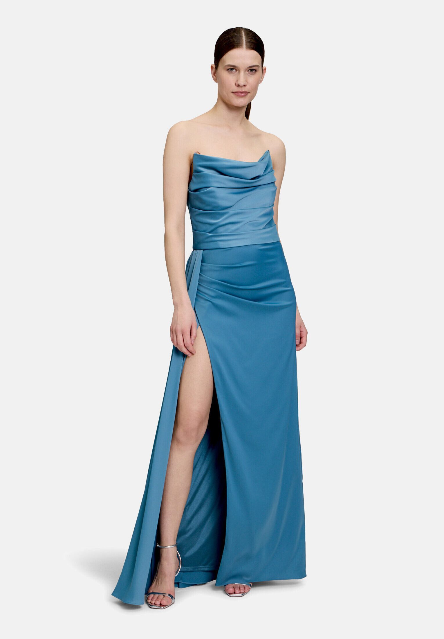 Vera Mont Abendkleid Damen figurbetont Schluppe