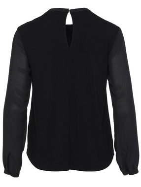 Sebastian Böhm fashion art Blusenshirt Longsleeve mit Rüschendetails