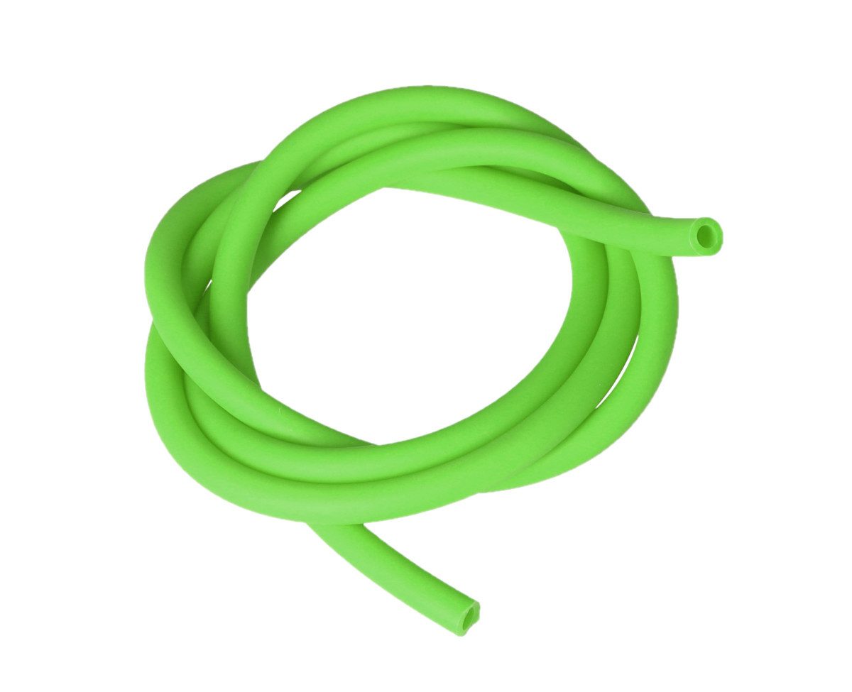 Angelschnur Rig Tube Green 1m Waller Wels Montage Schlauch Silikon Gummischlauch