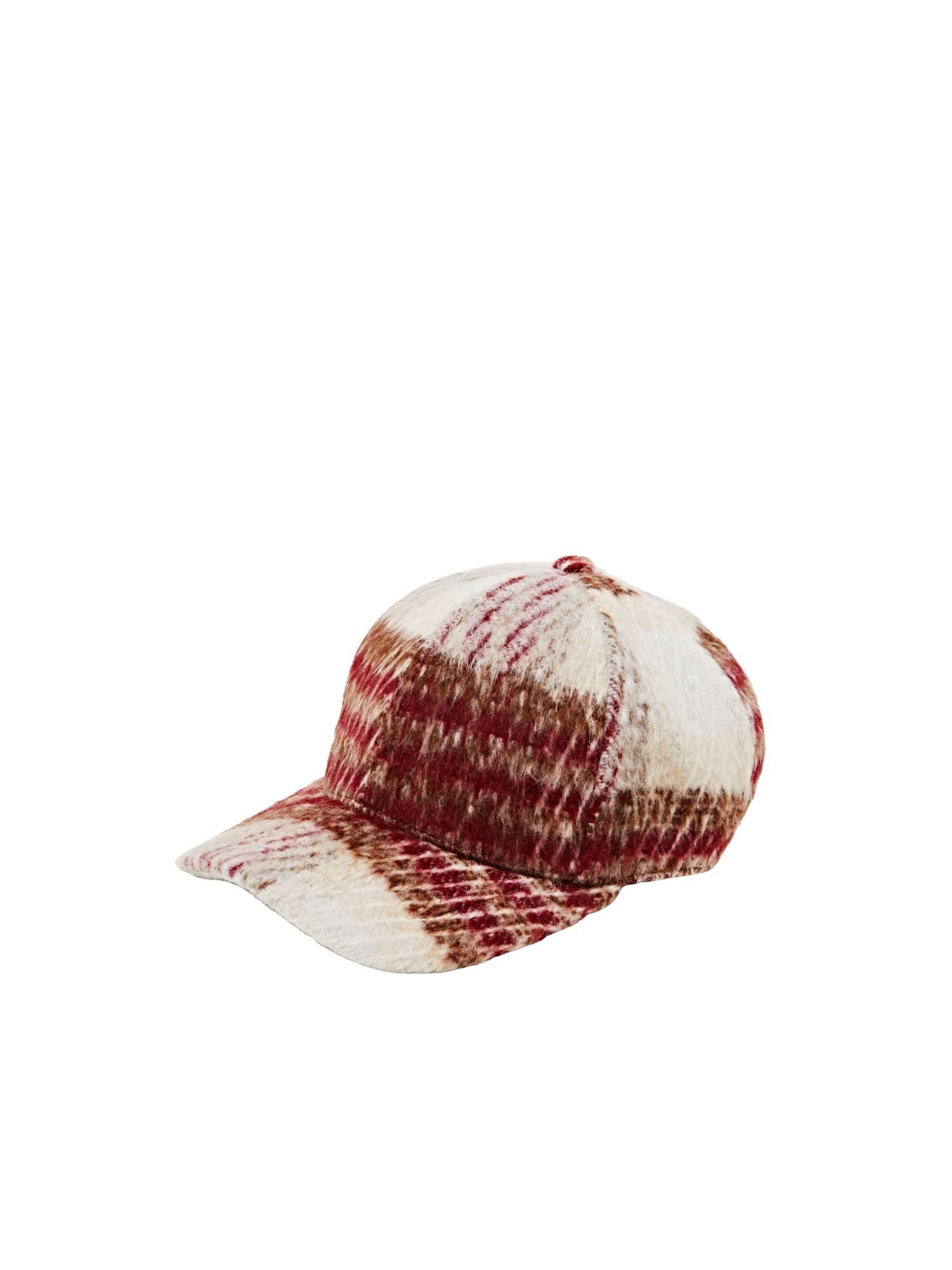 Brushed-Optik Cap in Esprit Karierte Basecap Baseball
