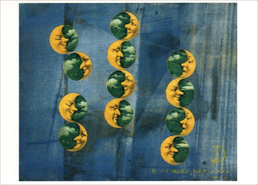 Postkarte Kunstkarte Max Ernst "D 1965"