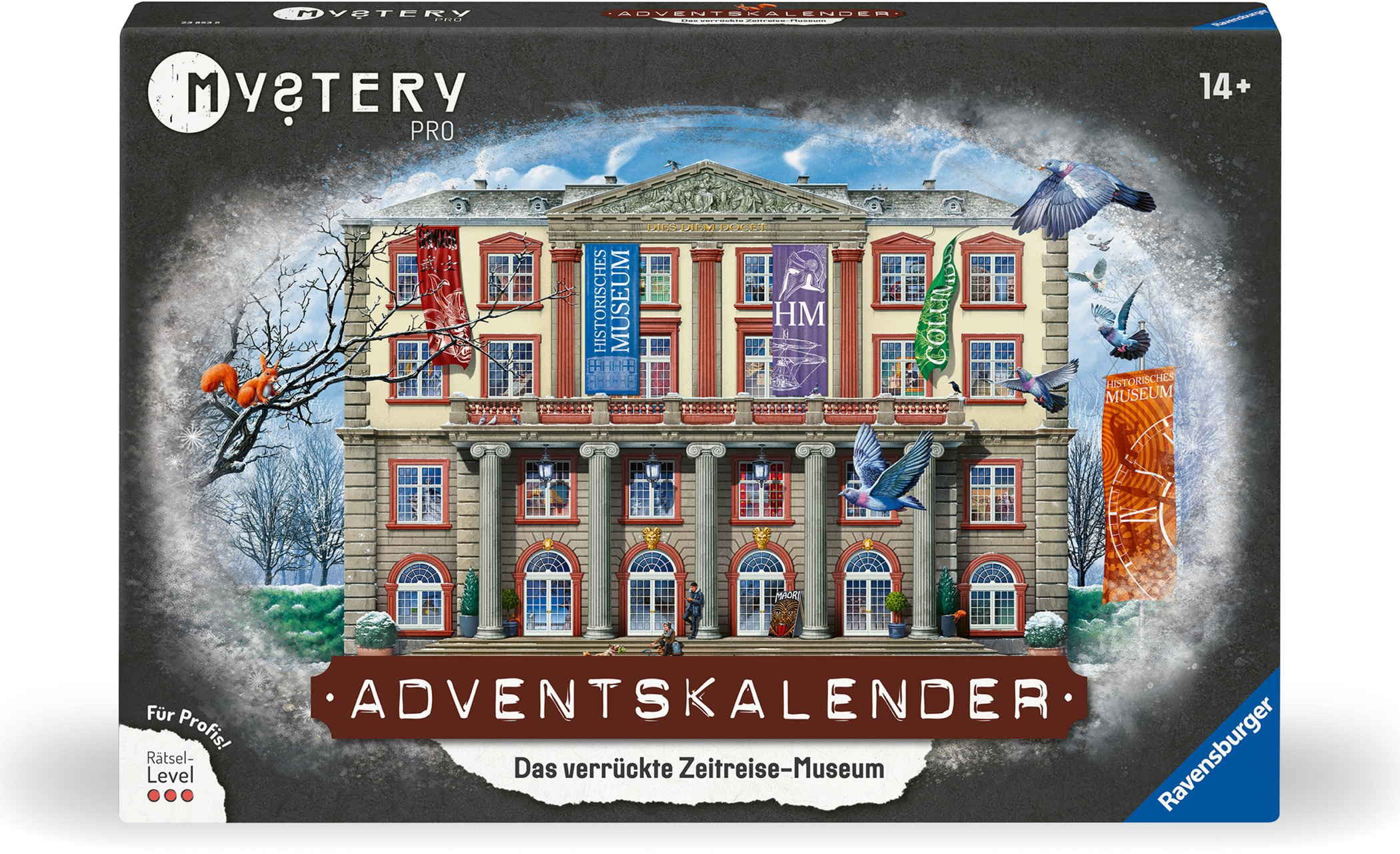 Ravensburger Spiel Mystery Календари PRO Das verrückte Zeitreisemuseum 23853