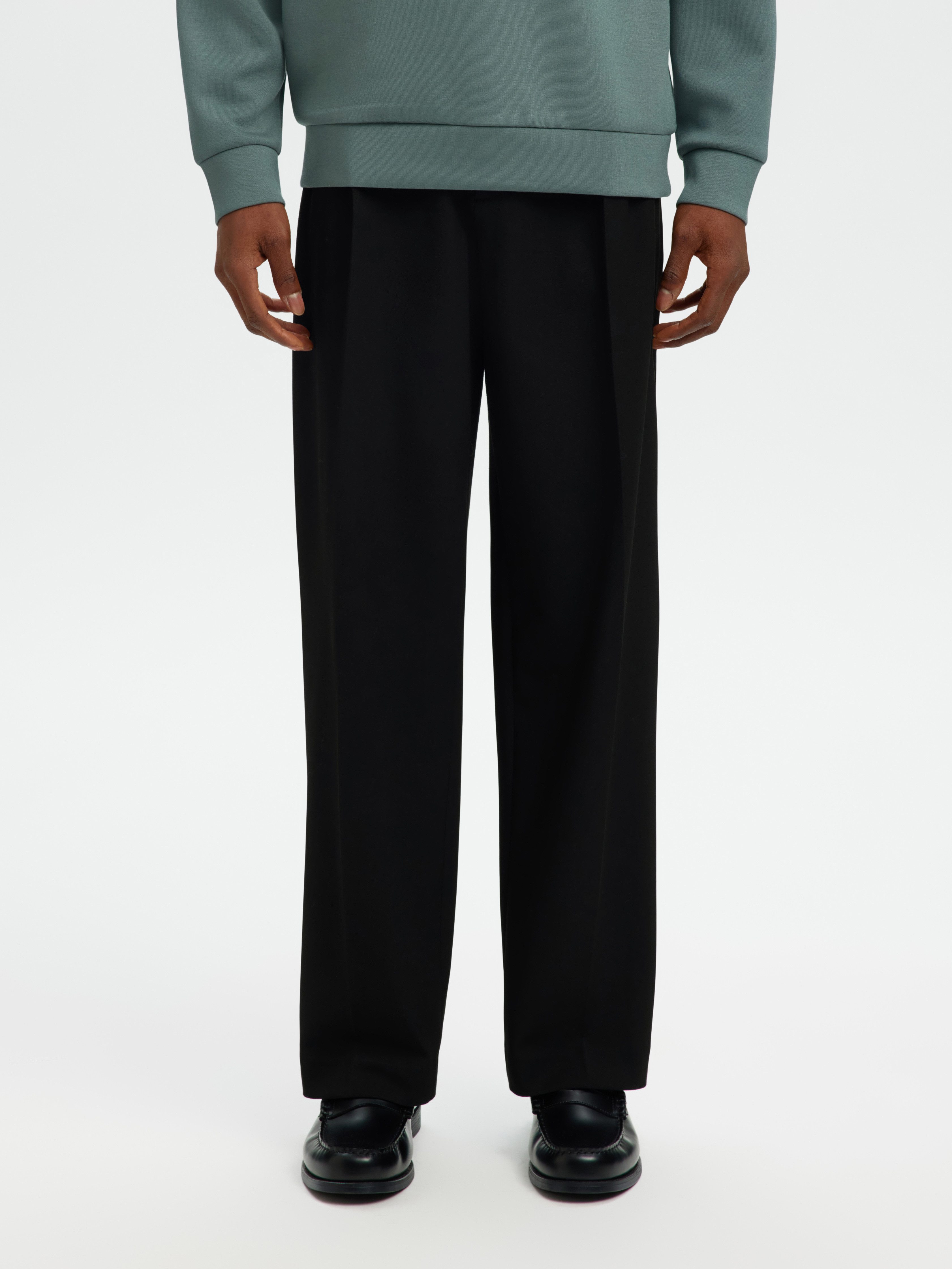 Selected Chinohose SLH220-LOOSE FINN FLEX PANTS NOOS