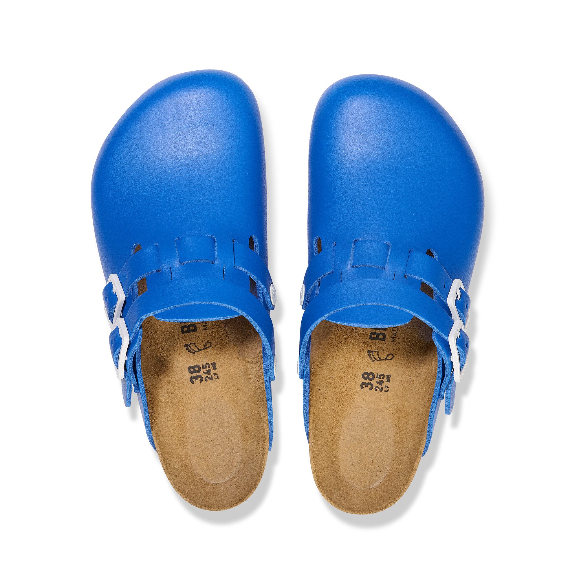 Birkenstock Damen Herren Kay Pro Hausschuhe Leder Pantoletten - Anatomischer Clog Zertifiziert EN ISO 20347:2043, Berufsschuhe für Medizin & Gastronomie