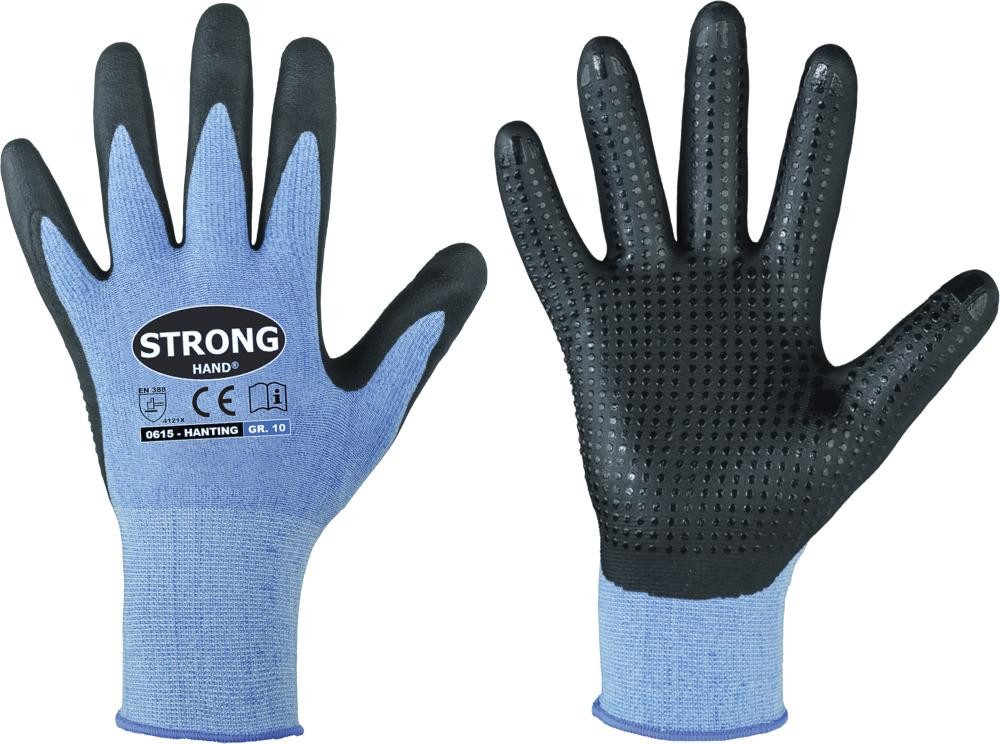 Arbeitshandschuhe Handschuh Hanting, Nitril, Gr. 9