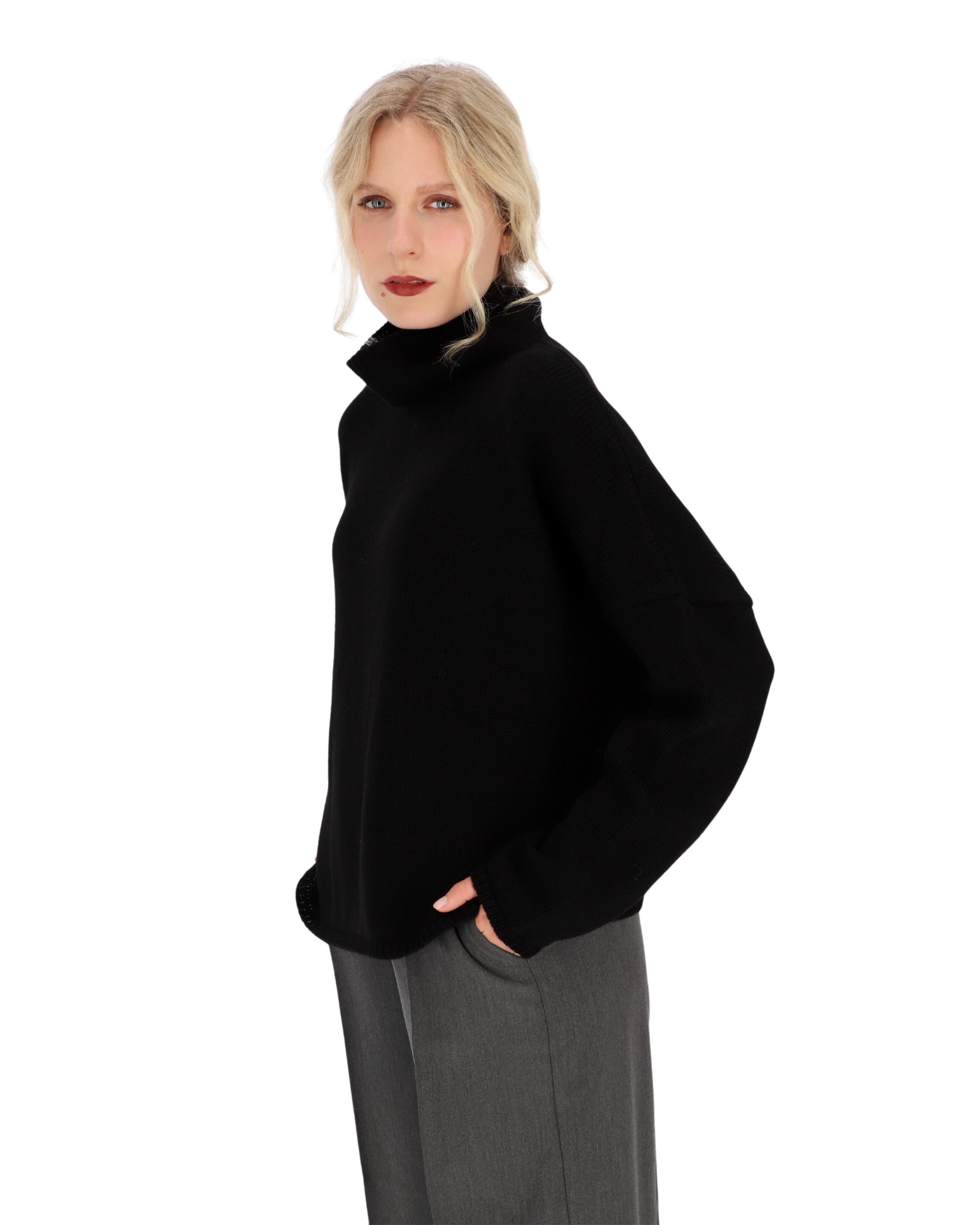 halsüberkopf Accessoires Strickpullover Rollkragenpullover mit Wolle günstig online kaufen