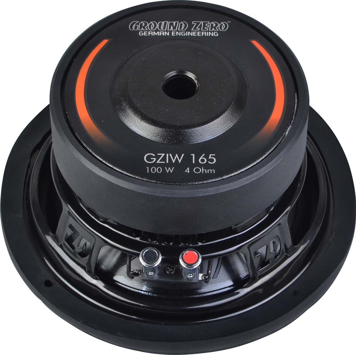 Ground Zero GZIW 165 16.5 cm High-Quality Auto-Subwoofer (100 W, max.: W 16 cm)