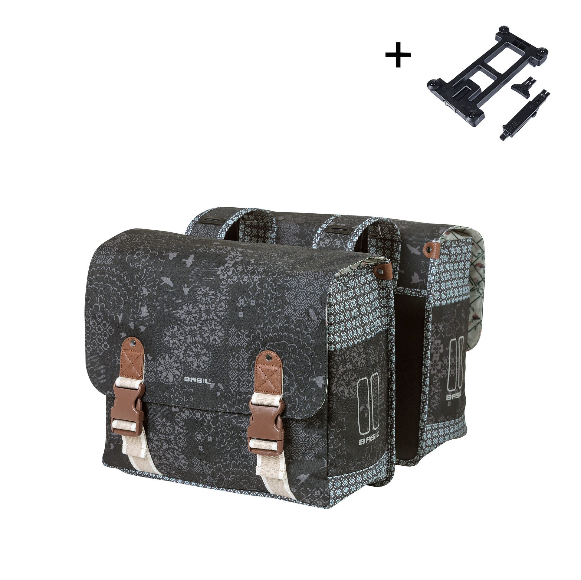Basil Gepäckträgertasche Doppelpacktasche "Bohème - Double Bag MIK 2.0", Doppelpacktasche "Bohème - Double Bag MIK 2.0"
