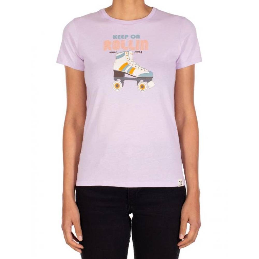 iriedaily T-Shirt T-Shirt Iriedaily Keep Rollin "Keep On Rollin" Artwork-Print auf Vorderseite
