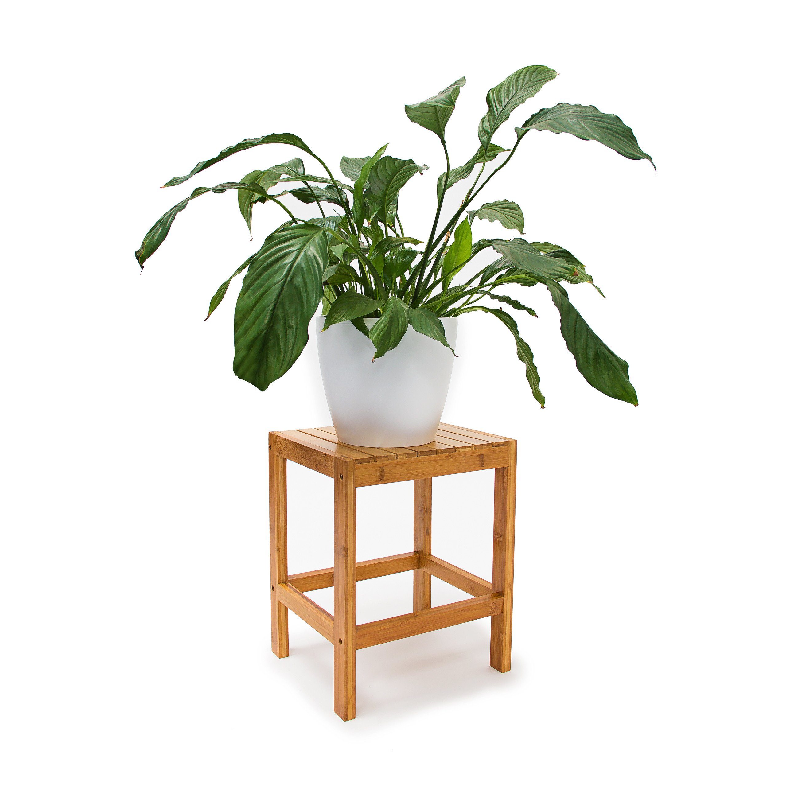 relaxdays Hocker Blumenhocker Bambus günstig online kaufen