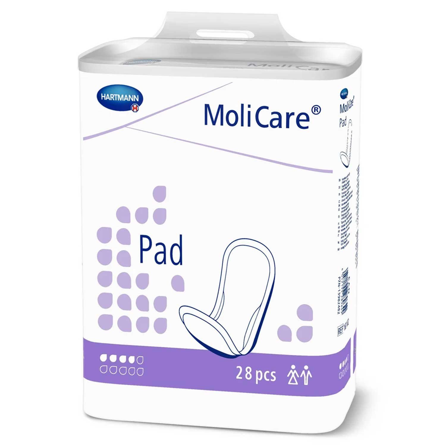 Molicare Inkontinenzslip MoliCare® Pad 4 (6x28) Karton (168-St) für diskrete Inkontinenzversorgung