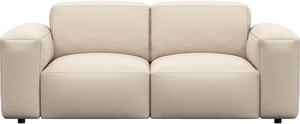 FLEXLUX 2-Sitzer Lucera Sofa, super bequem durch hochwertigen Sitzaufbau mit Kaltschaum, Designsofa, modern & anschmiegsam