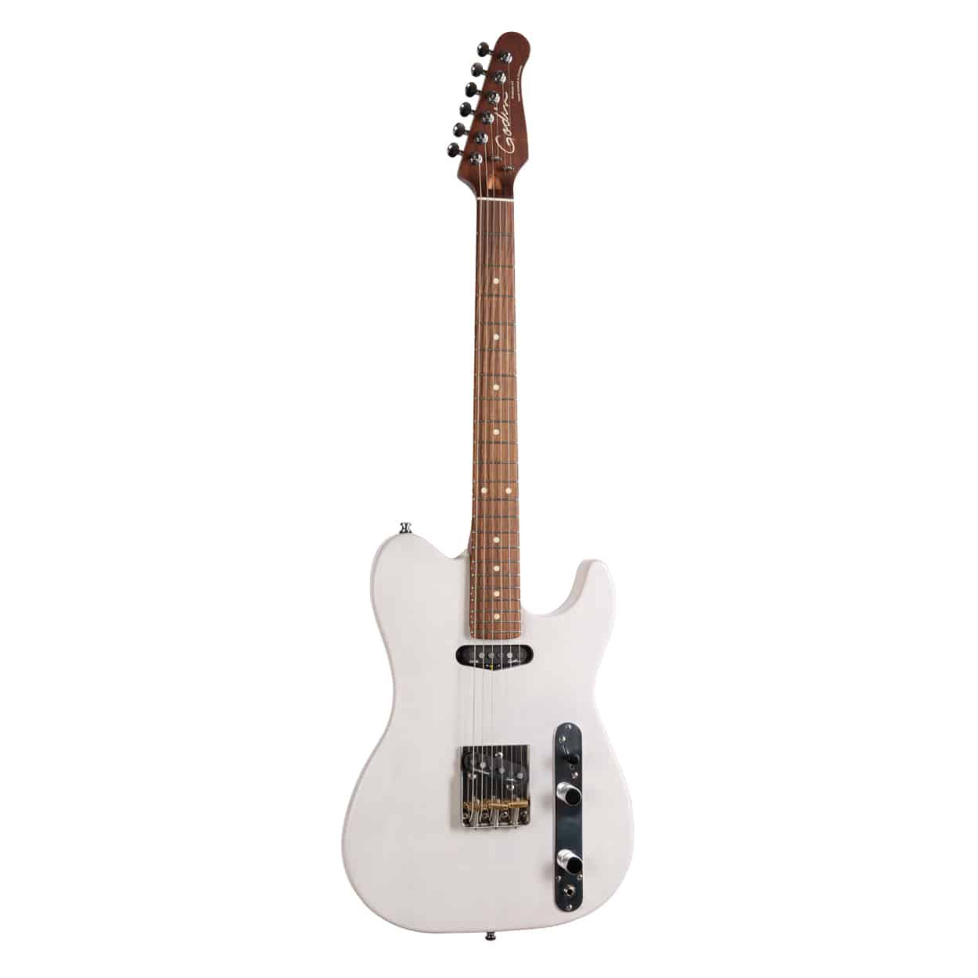 Godin E-Gitarre, E-Gitarren, T-Modelle, Stadium HT RN Trans White - E-Gitarre