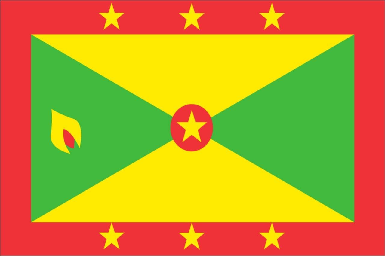 flaggenmeer Flagge Flagge Grenada 110 g/m² Querformat