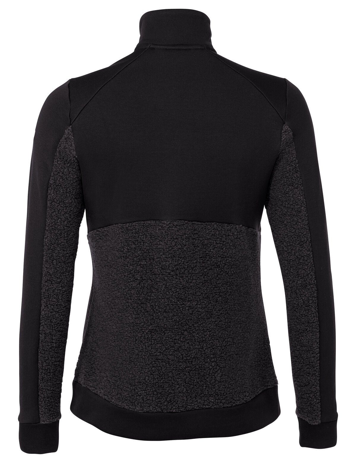 VAUDE Outdoorjacke Women's (1-St) Jacket phantom Wool black Skomer kompensiert Fleece Klimaneutral