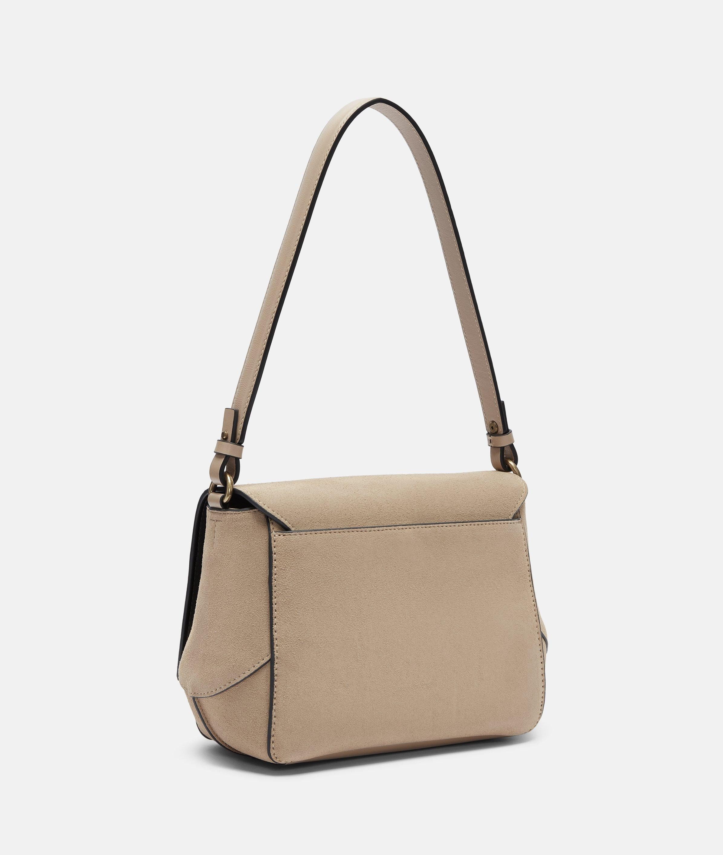 Liebeskind Berlin Schultertasche Lilly Crossbody M, Umhängetasche aus Veloursleder