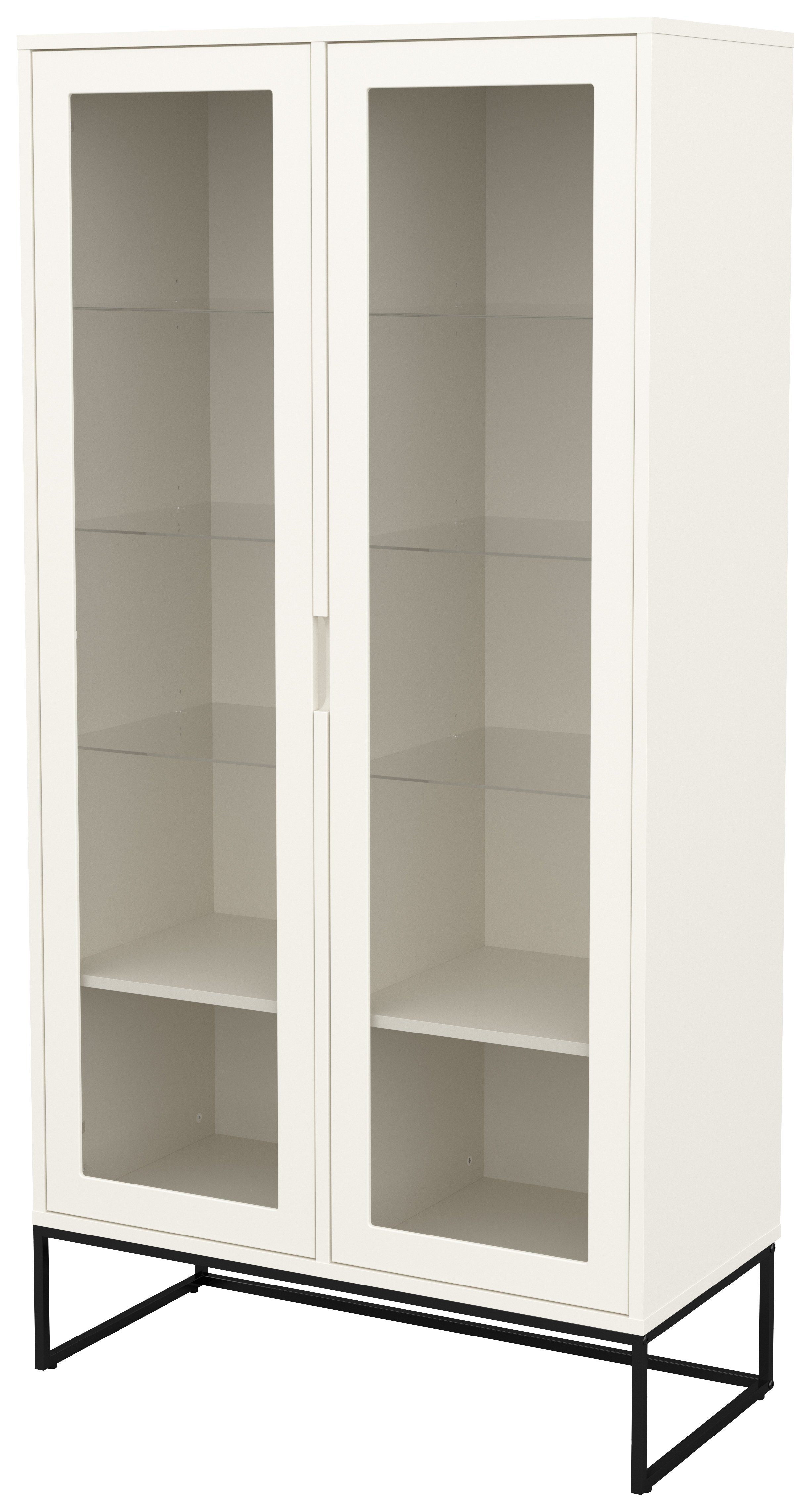 Tenzo Vitrine Tenzo Lipp Vitrine Spanplatte/Holzwerkstoff 90x43x178 cm (1)