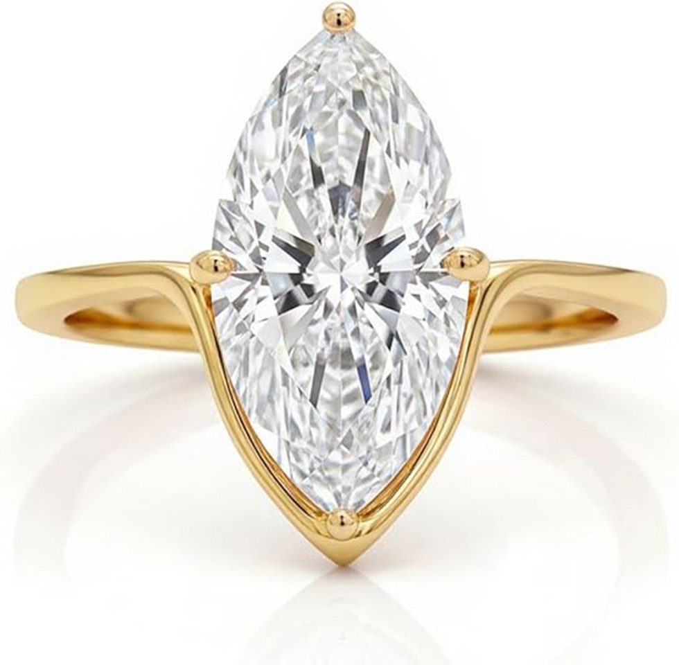 Jumpeak Diamantring weddingring,ring gold,Ringe für Männer und Frauen,Diamantring,3Karat, Valentinstagsgeschenk,Jubiläumsgeschenk,Geschenk für meine Geliebte