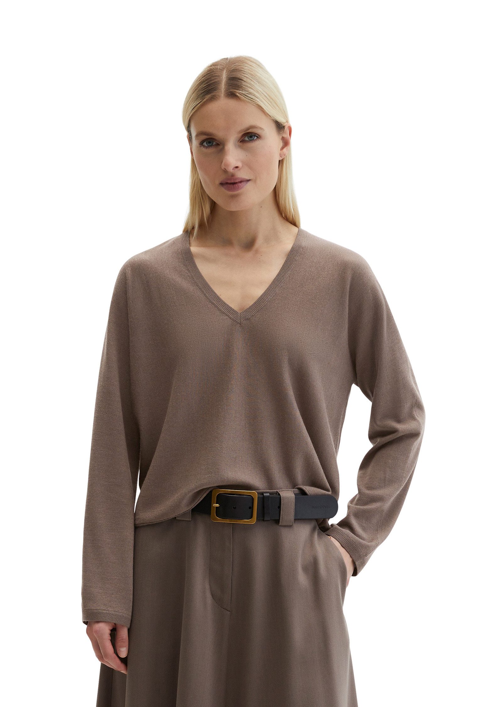 Marc O'Polo Strickpullover aus Merinowolle-Viskose-Mix