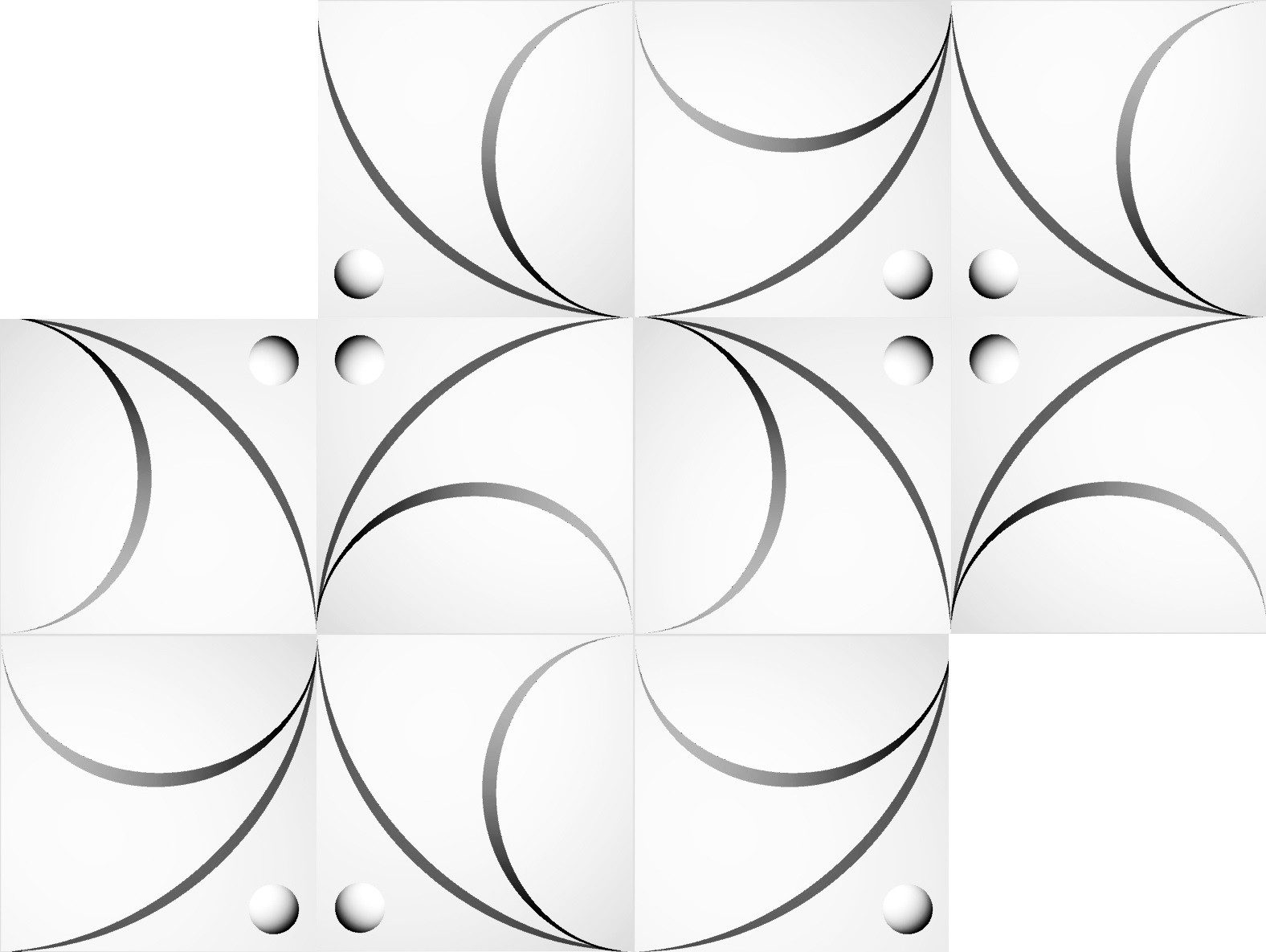 Hexim Wanddekoobjekt FLORA 3D (3D Paneel 50x50cm, Wand- und Deckengestaltung - Naturprodukt, ökologische Bambusfaser & Zuckerohr Platten - Verblender Deckenplatten Paneele)