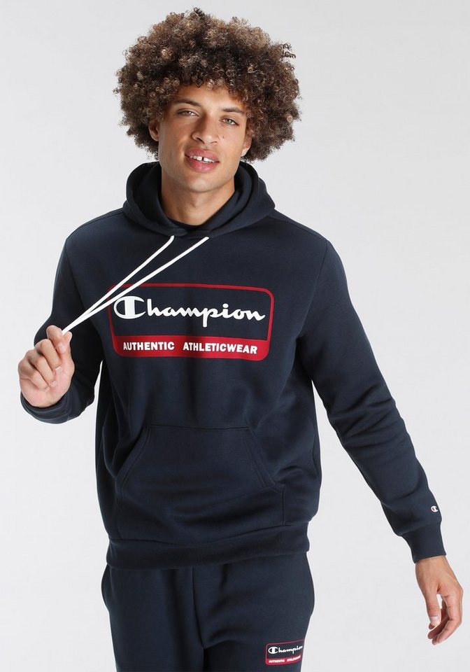 Champion Sweatshirt Graphic Shop Hooded Sweatshirt, Gerippter Abschlussbund  sowie Ärmelbündchen
