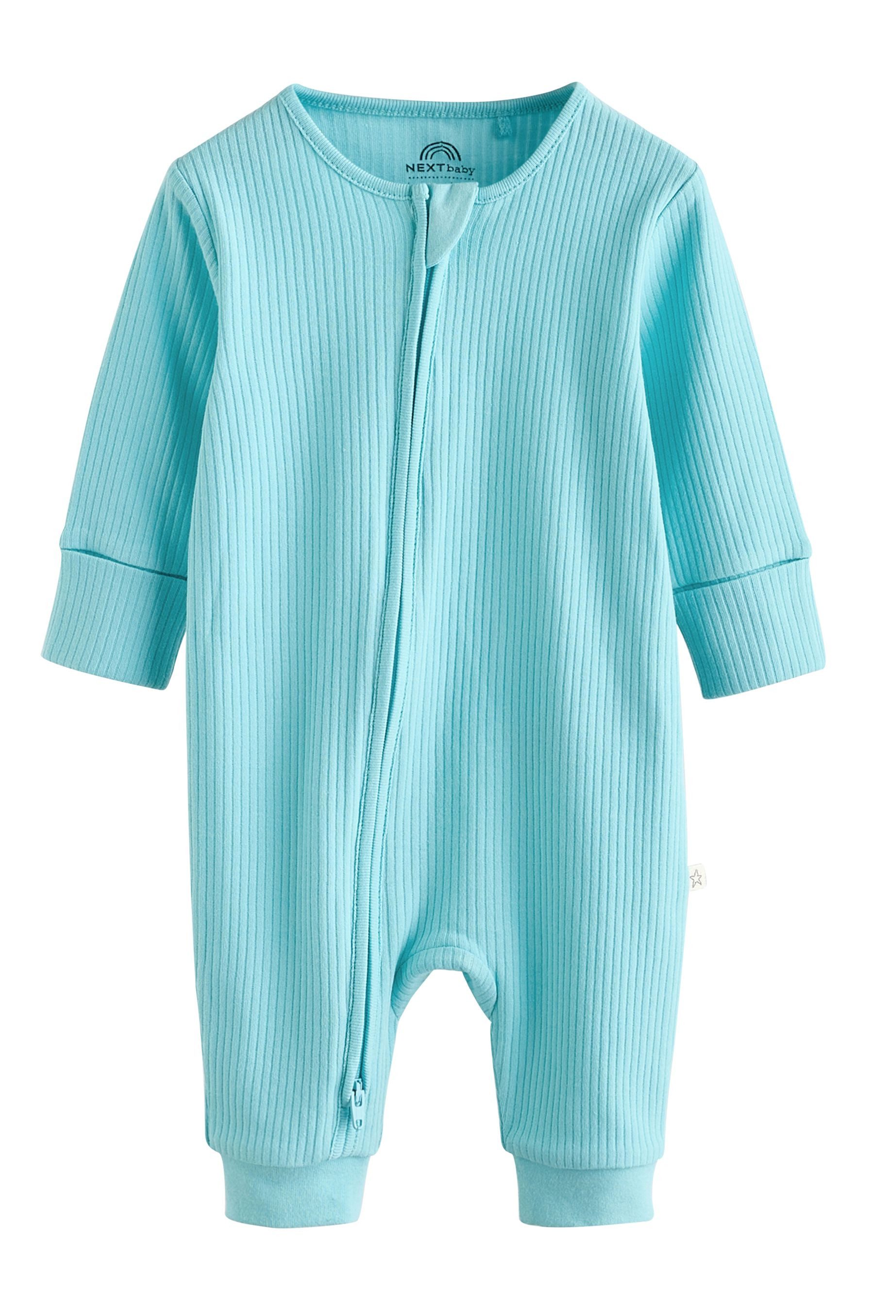 Next Schlafoverall Babyschlafanzüge mit Zweiwege-RV, 3er-Pack (3-tlg) – Bild 3 von 5