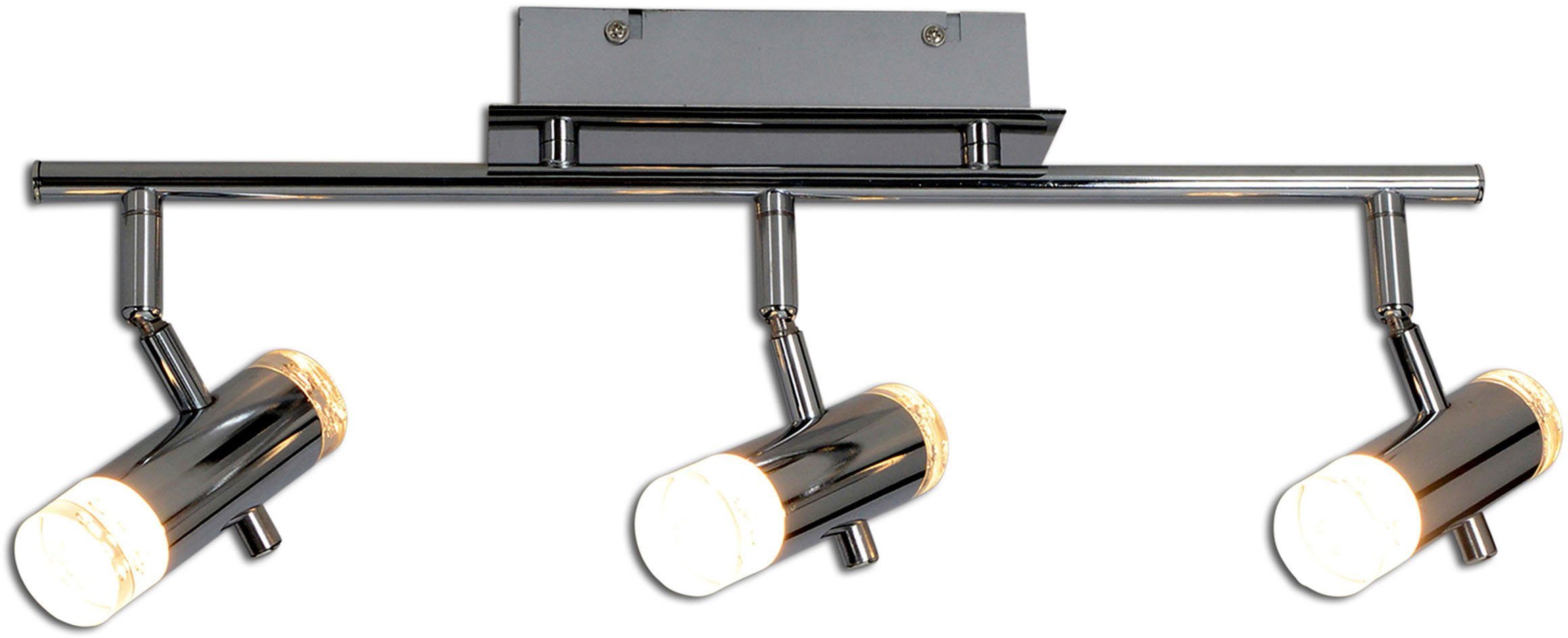 näve LED Deckenleuchte "Garda", LED fest integriert, Warmweiß, Spots verstellbar