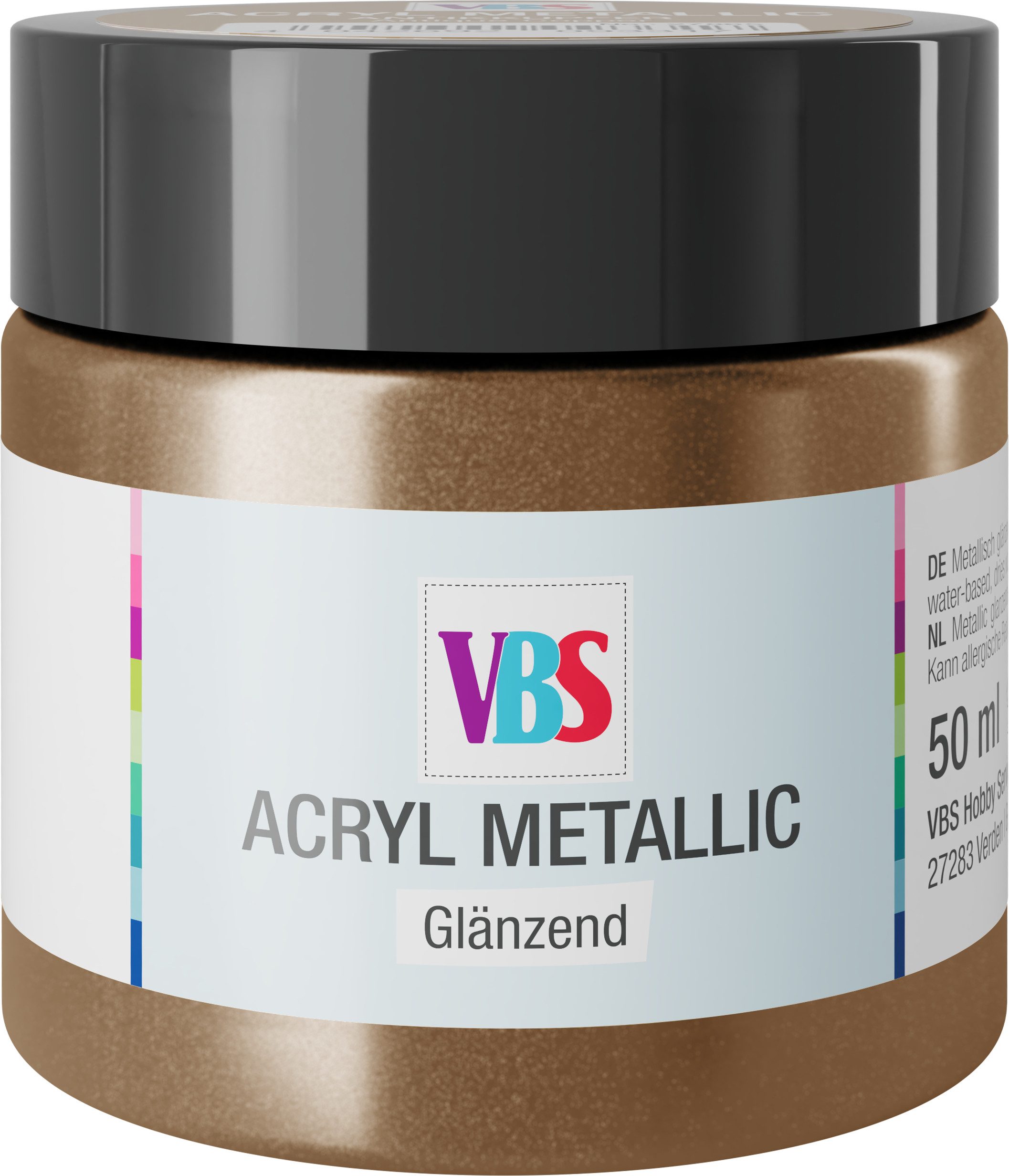 VBS Acrylfarbe Acryl Metallic, 50ml