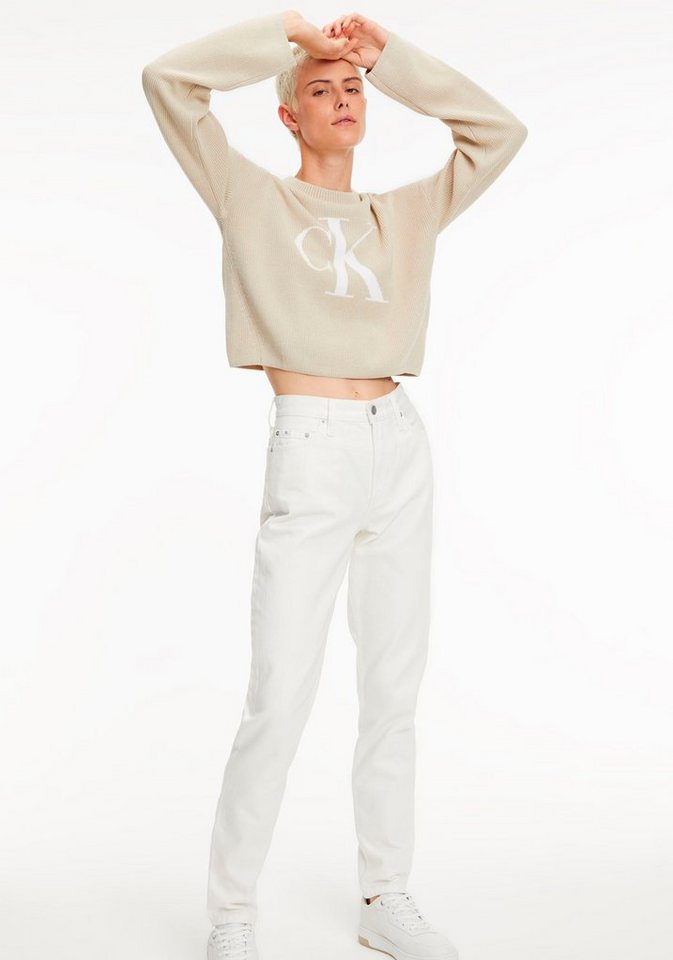 Calvin Klein Jeans Mom-Jeans mit hohem Bund im 5-Pocket-Style