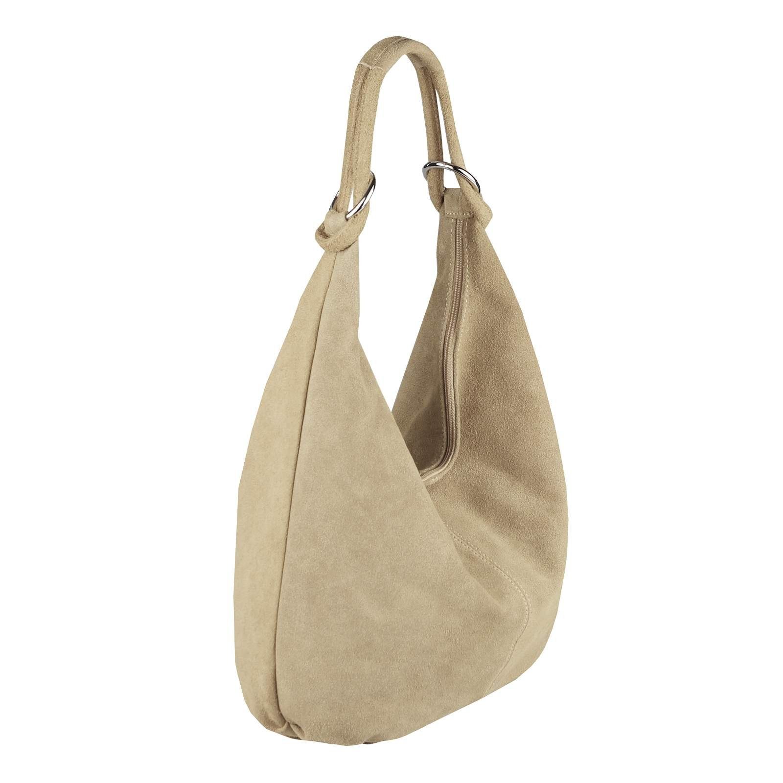 ITALYSHOP24 Schultertasche Made in Italy Damen Leder Tasche Shopper Umhänge günstig online kaufen