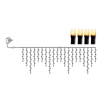 MARELIDA LED-Lichtervorhang LED Lichtvorhang Lichterkette Eisregen 240LED 5,9m Außen Weihnachten, 240-flammig