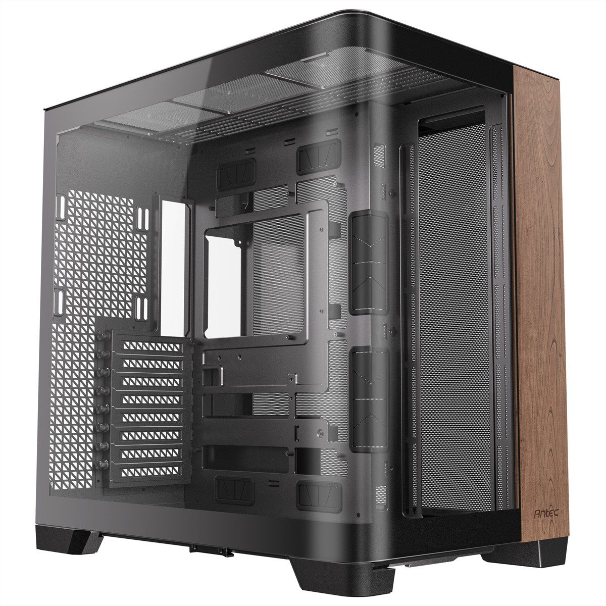 Antec PC-Gehäuse Constellation C8 Curve Wood ATX Full Tower Gehäuse